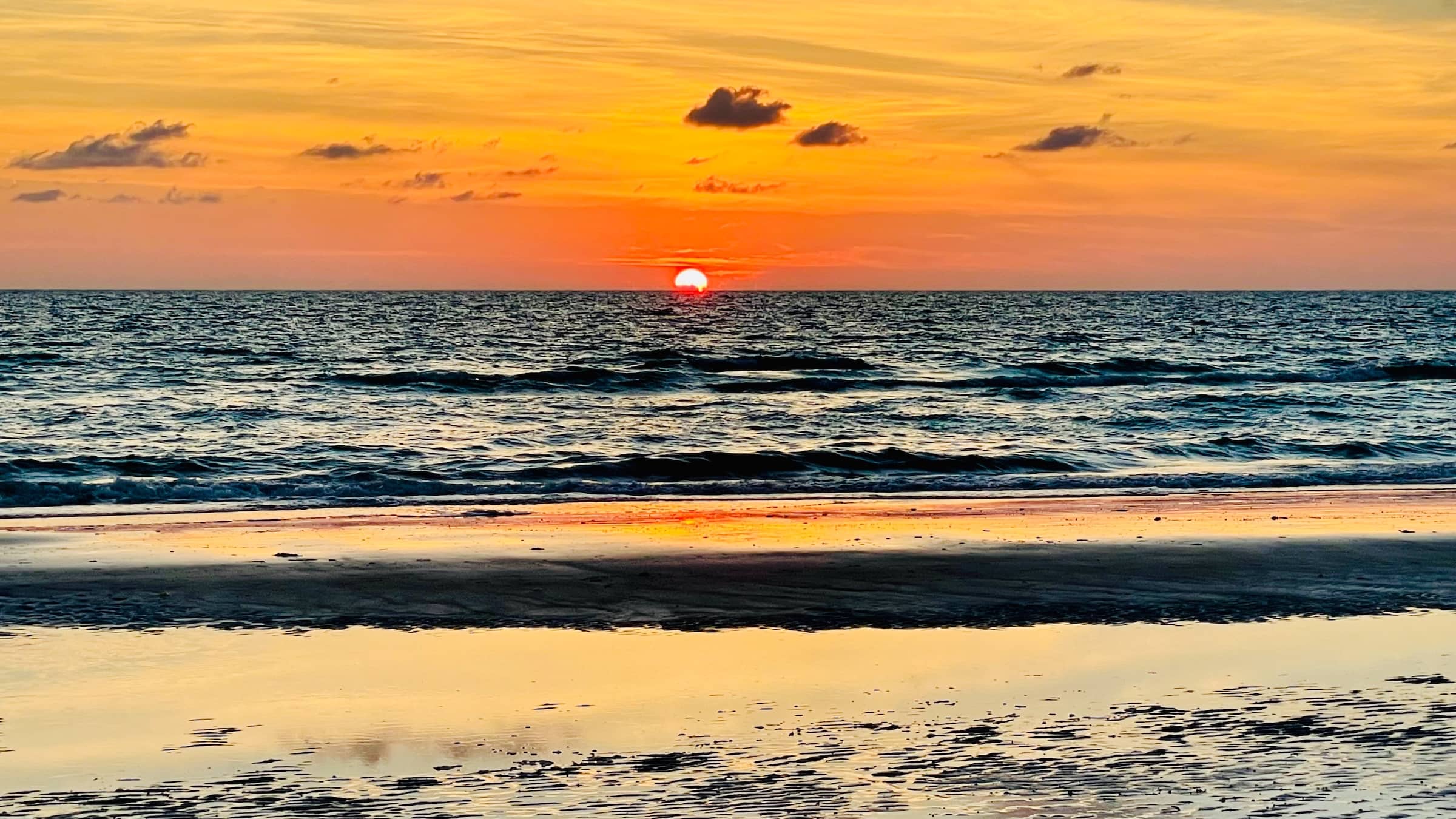 Sunset over Pass-a-Grille Beach