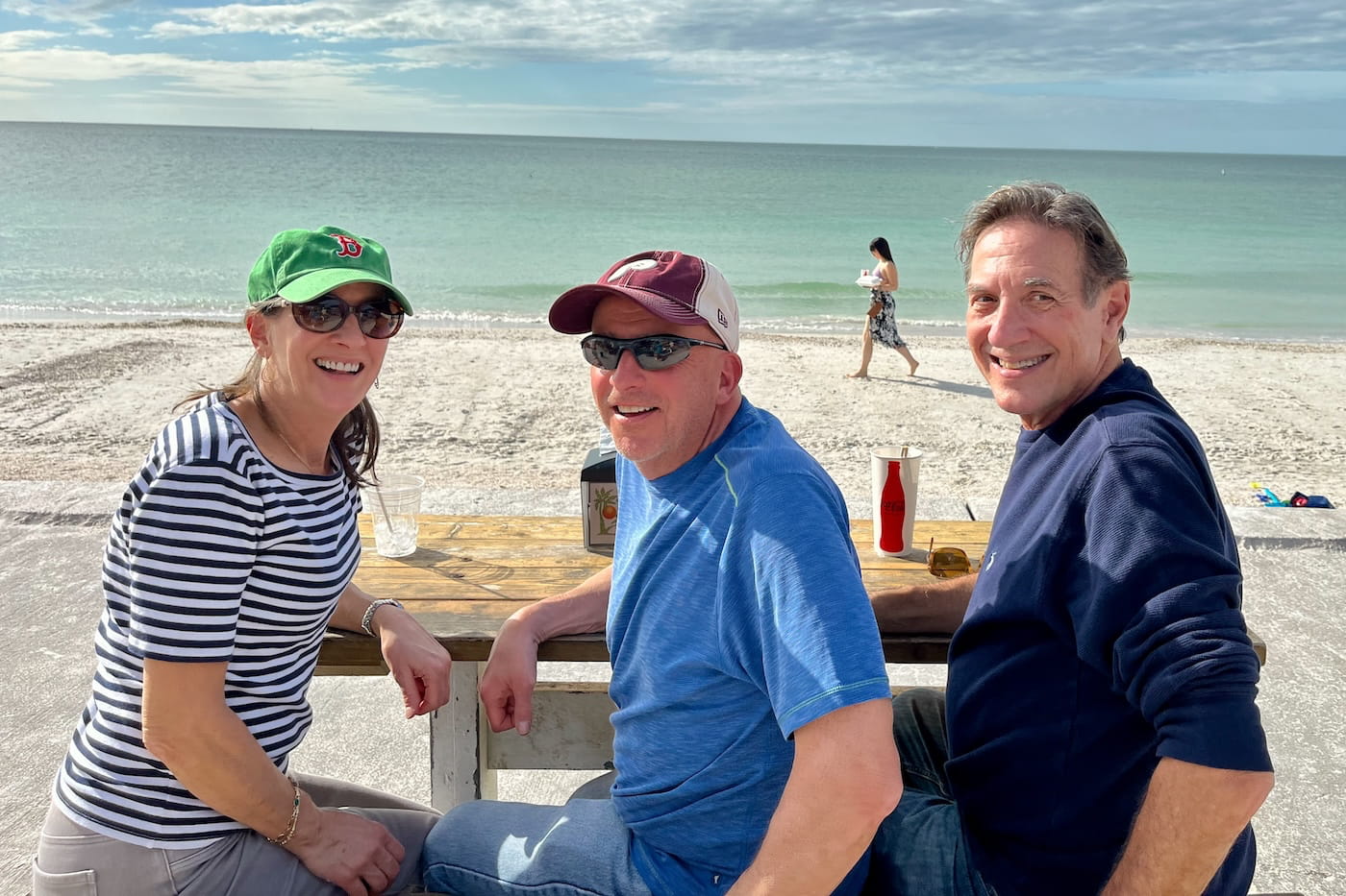George with family at the beach